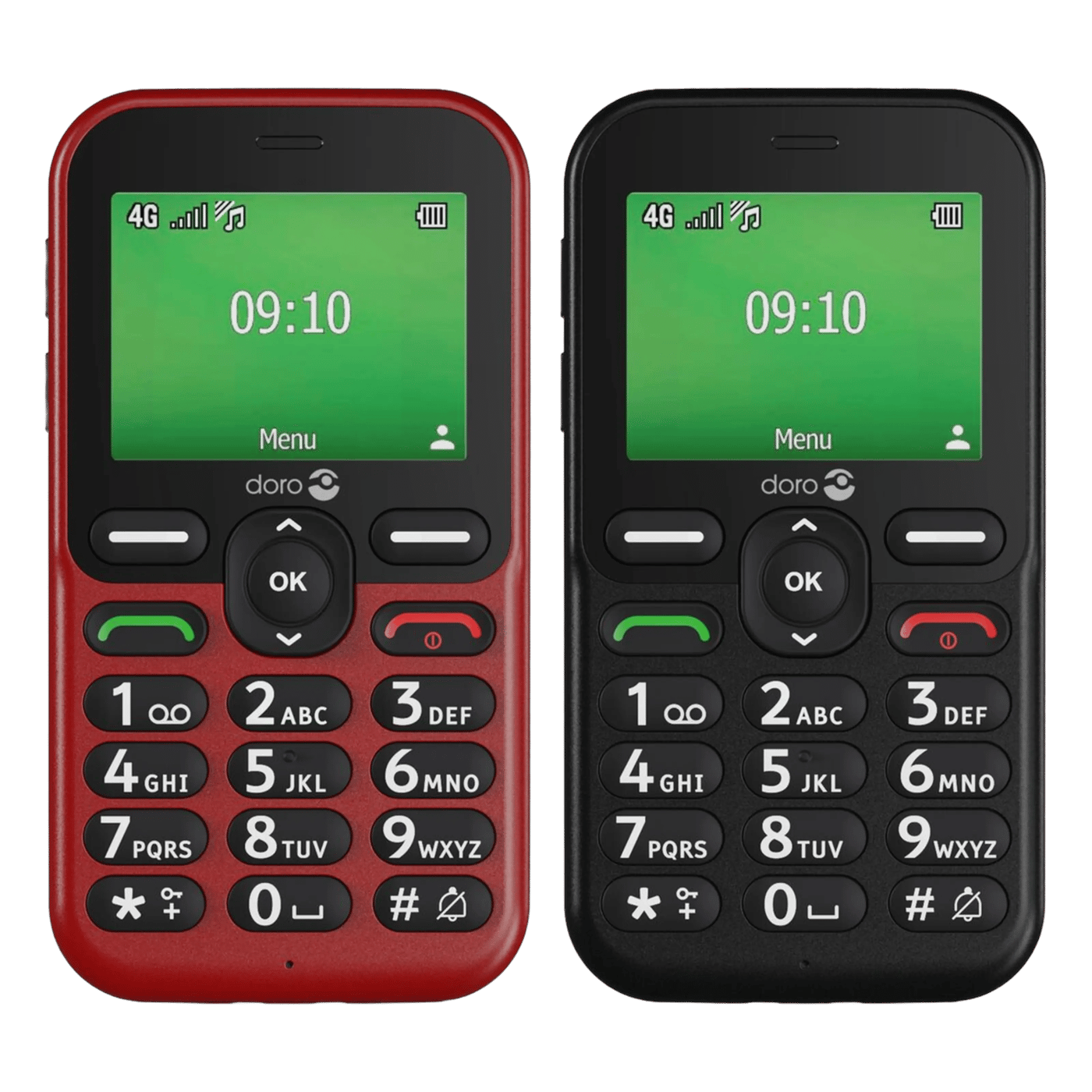 Doro Leva E11 knapptelefon Svart