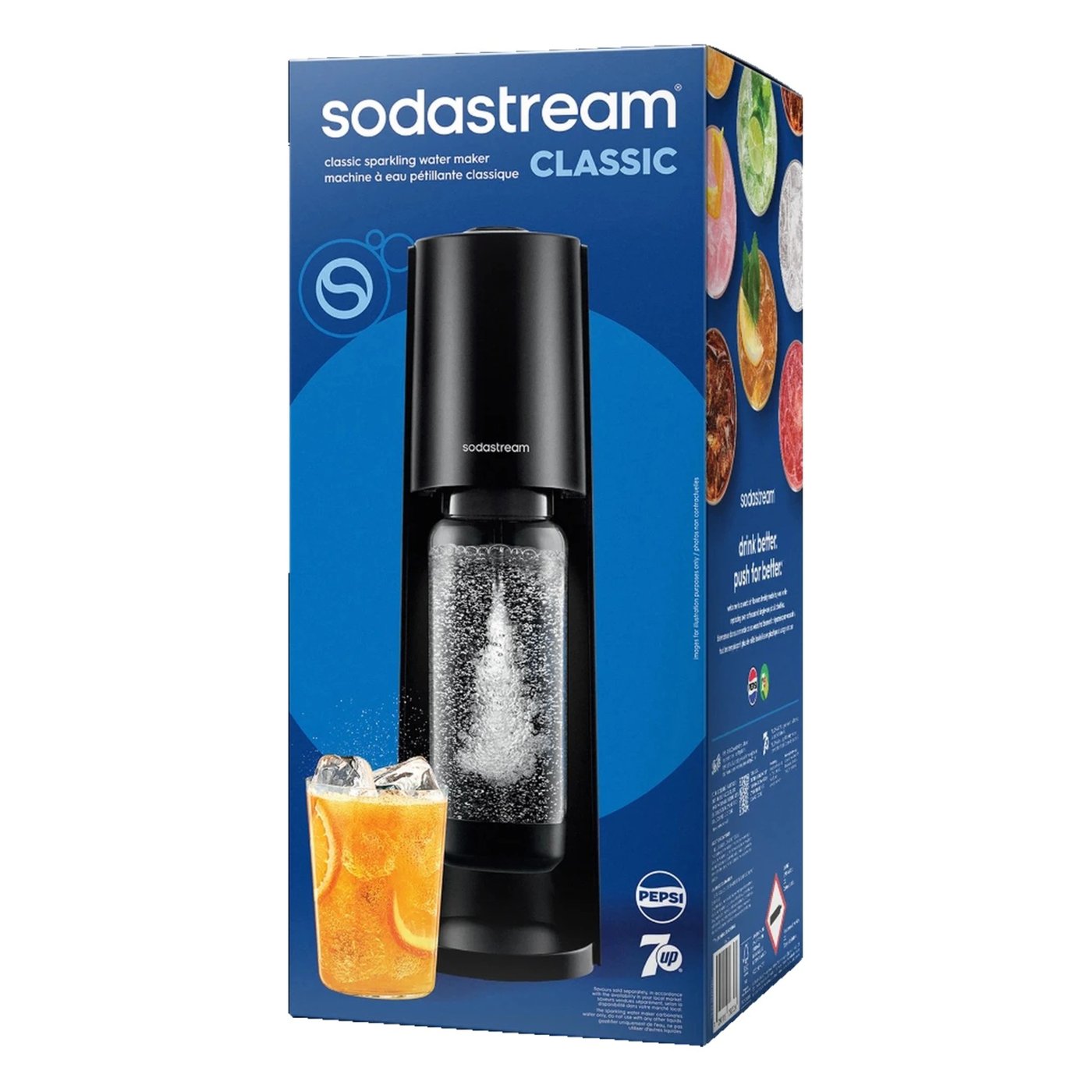 Sodastream Classic kullsyremaskin uten CO₂-sylinder