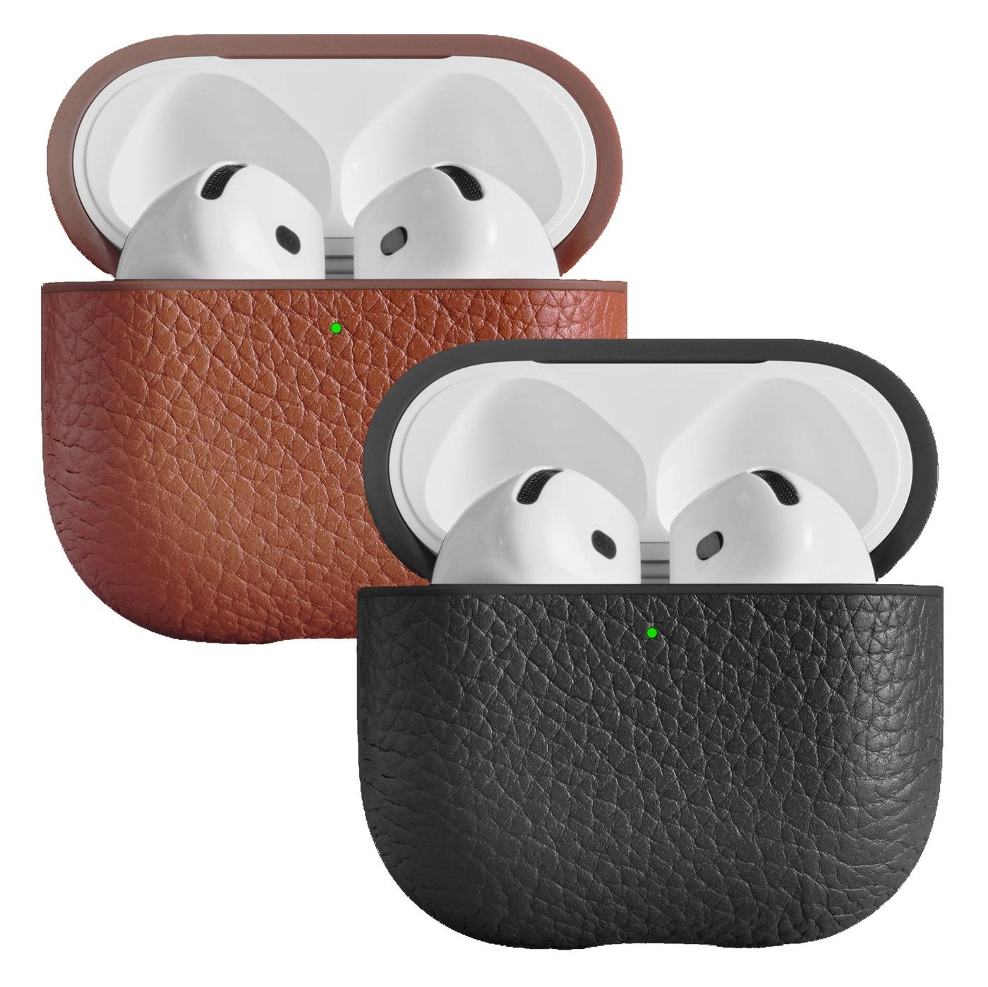 WOOLNUT Leather Case till AirPods 5 Cognac