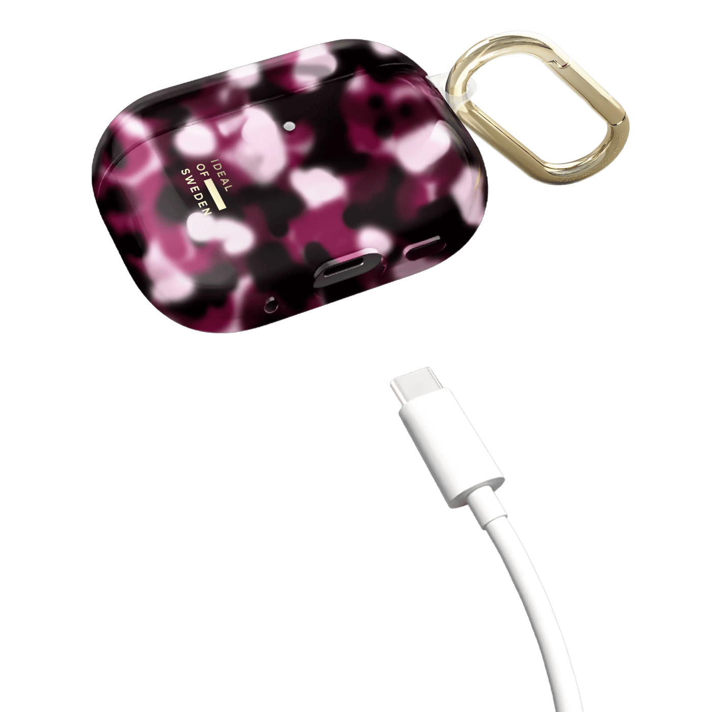 IDEAL OF SWEDEN Clear AirPods Case Pro 3 Cherry Crush