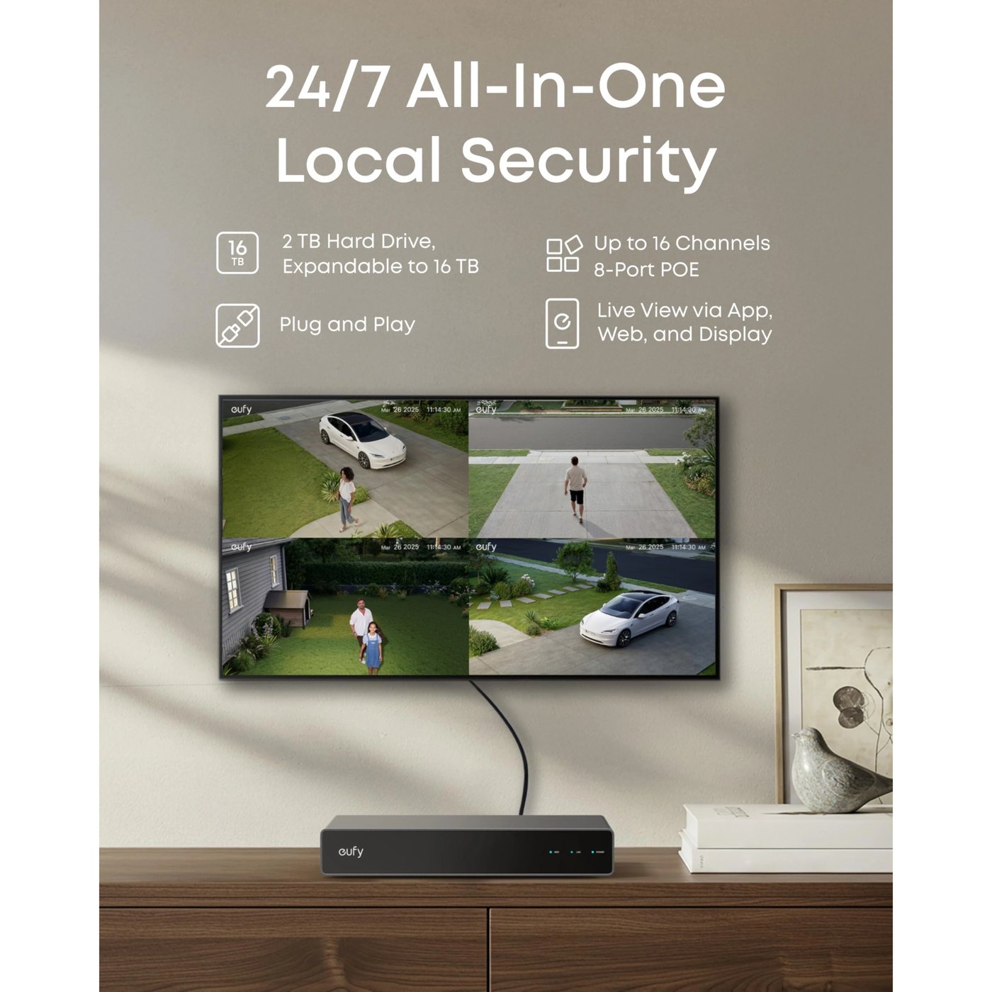 Eufy NVR Security System S4 Vit