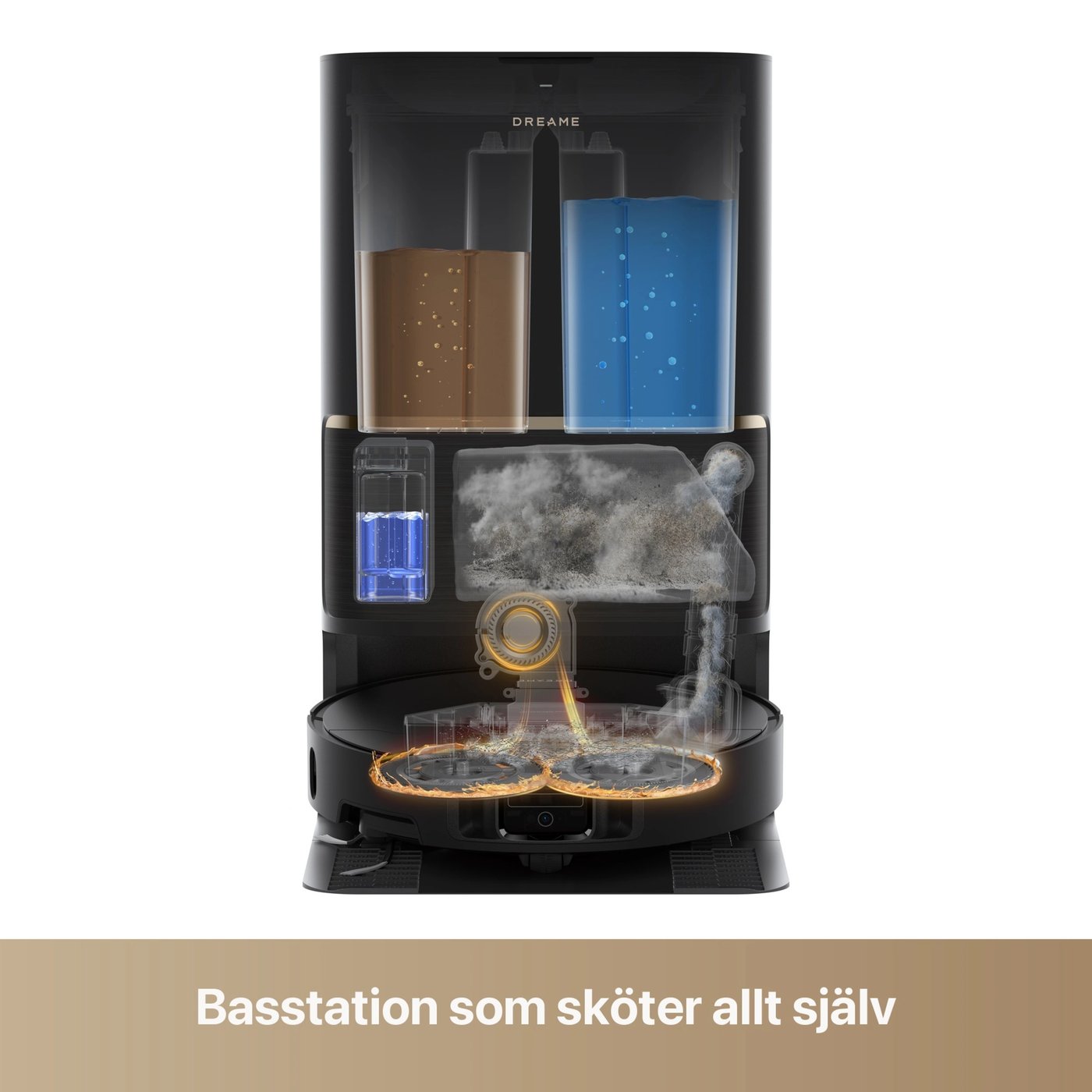Dreame L50 Ultra AE robotdammsugare Svart