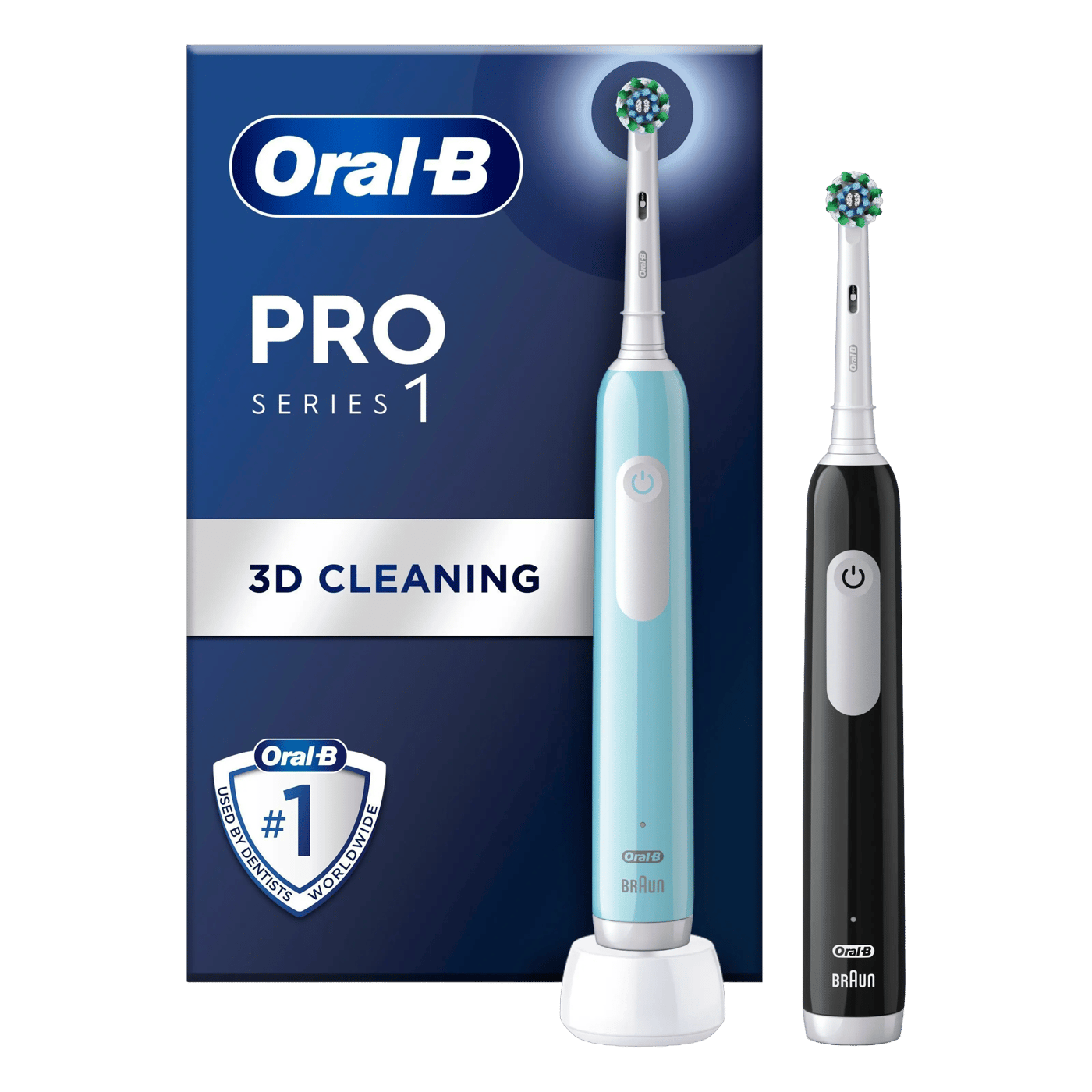 Oral-B Pro 1 DUO Eltandborste 2-pack