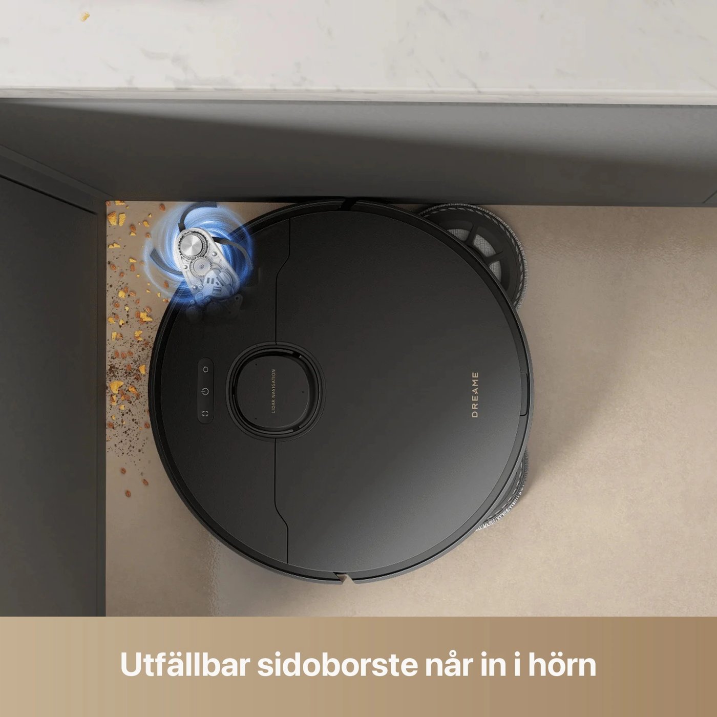 Dreame L50s Pro Ultra robotdammsugare Svart