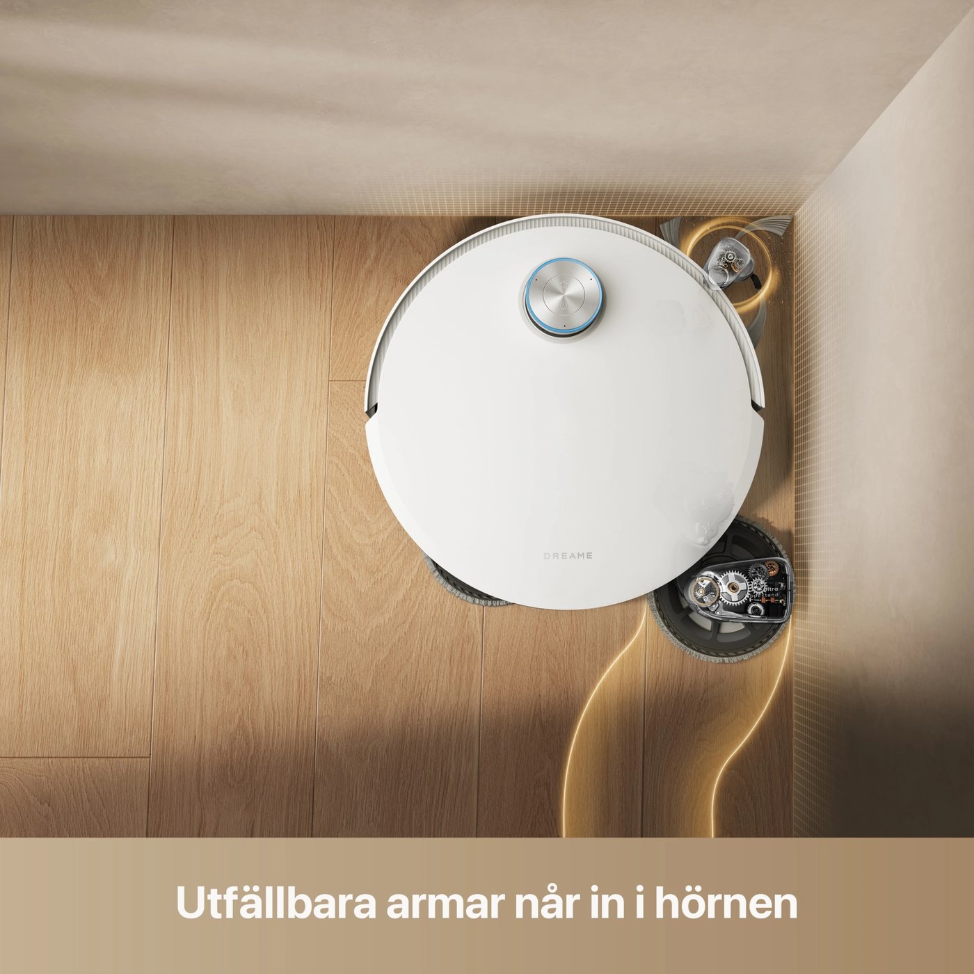 Dreame X60 Pro Ultra Complete robotdammsugare Vit