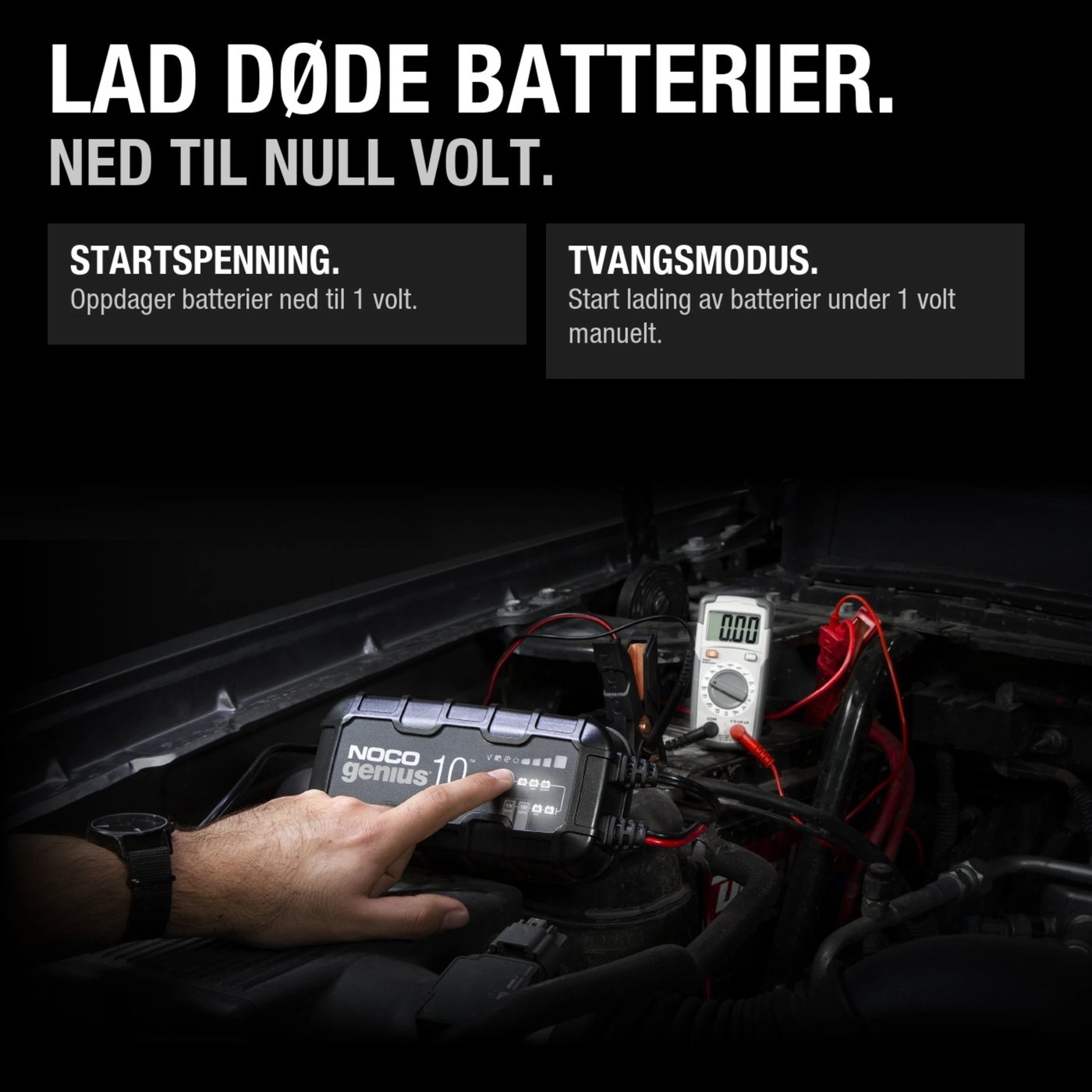 Noco GENIUS10 smart batterilader 10 A