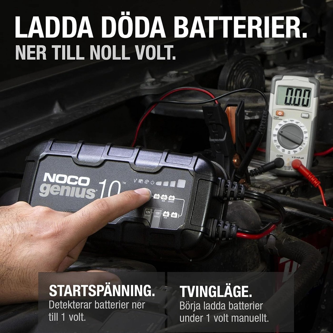 Noco GENIUS10 smart batteriladdare 10 A