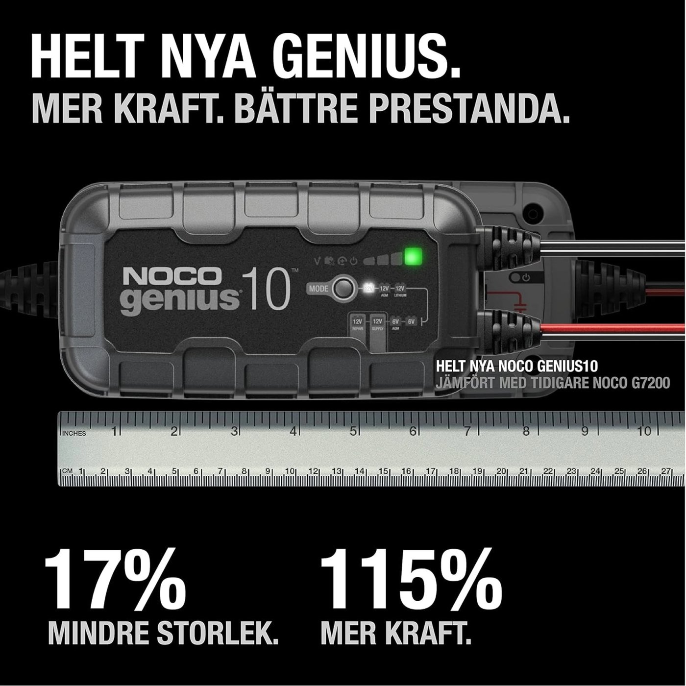 Noco GENIUS10 smart batteriladdare 10 A