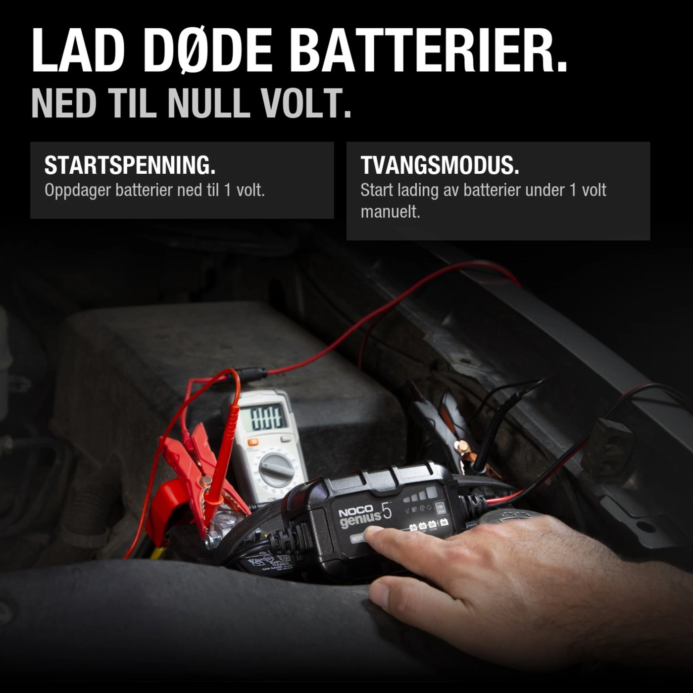 Noco GENIUS5 smart batterilader 5 A