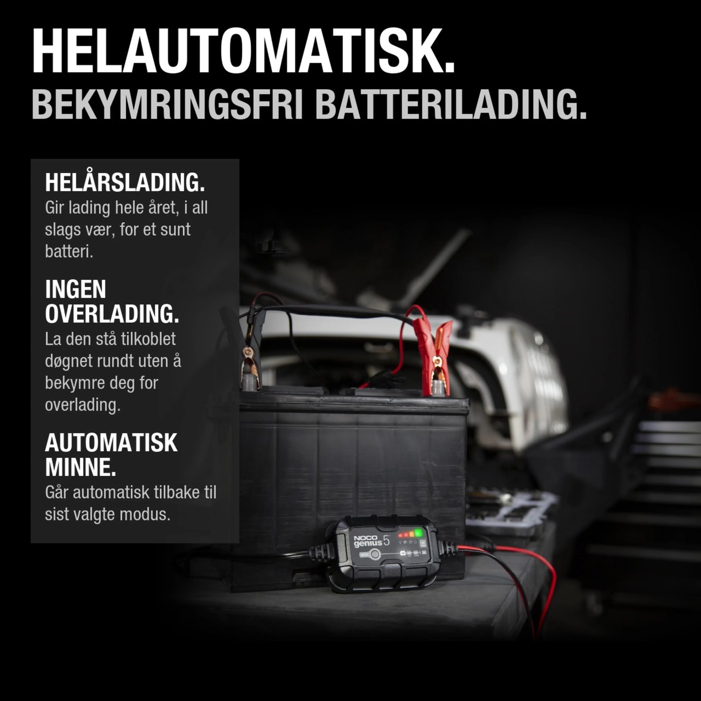 Noco GENIUS5 smart batterilader 5 A