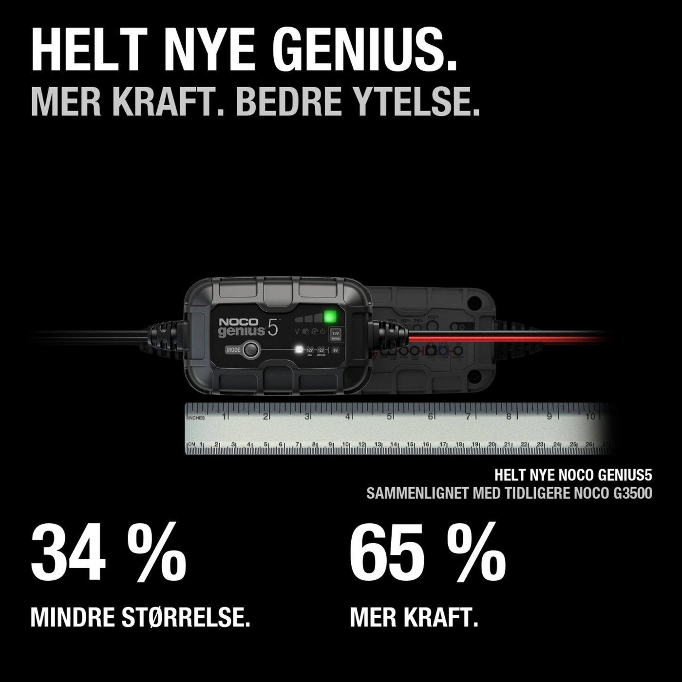 Noco GENIUS5 smart batterilader 5 A