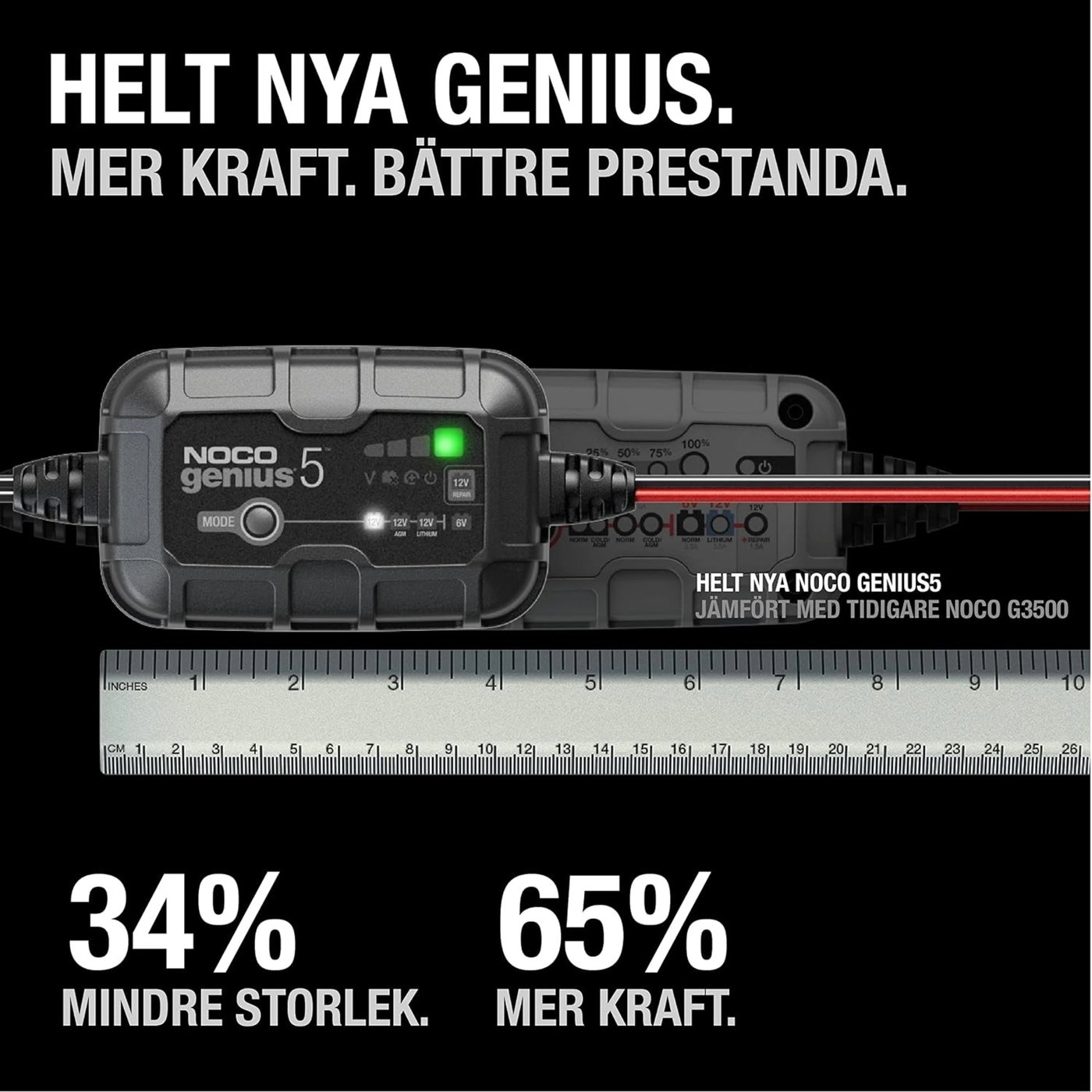 Noco GENIUS5 smart batteriladdare 5 A