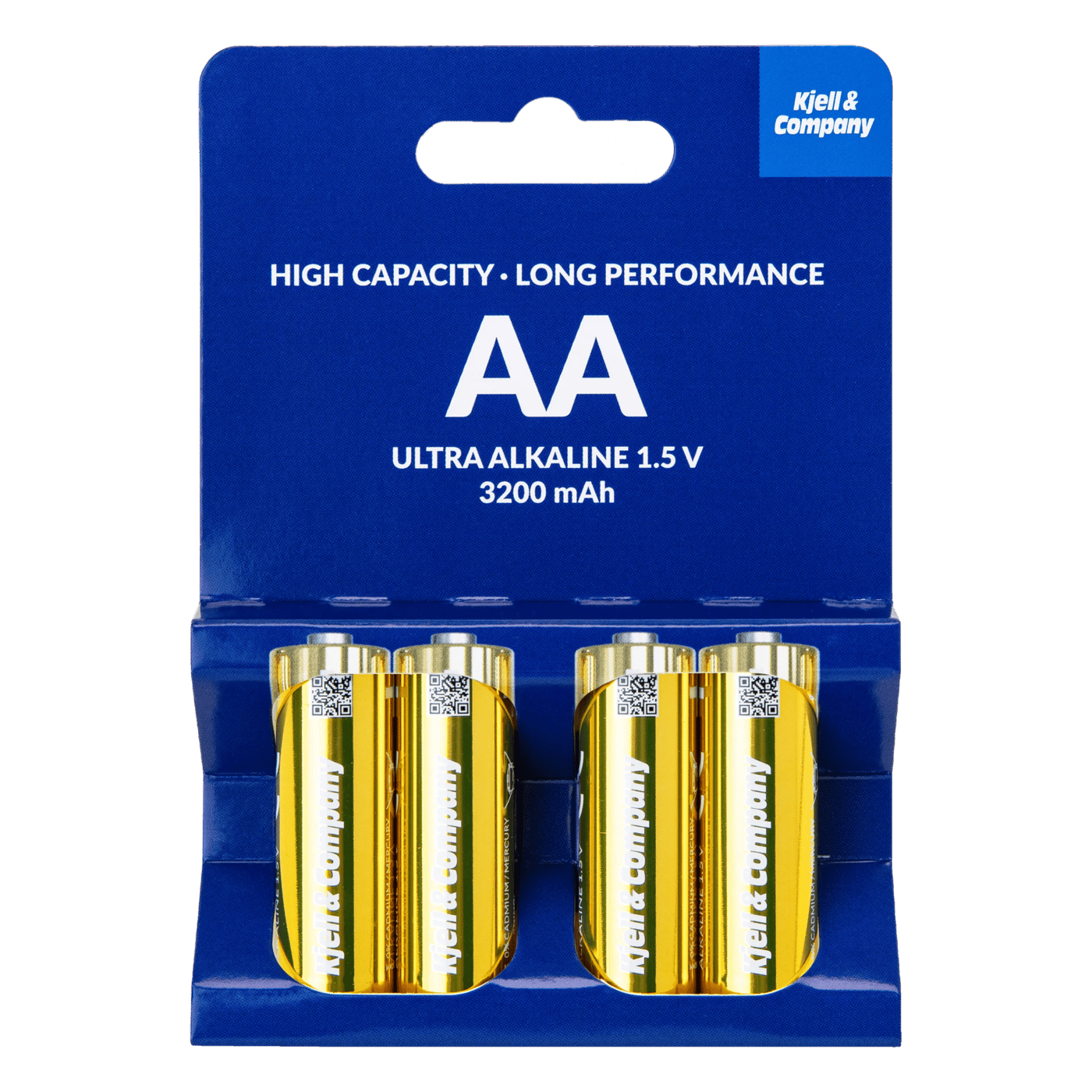 Kjell & Company AA-batterier Ultra Alkaline LR6 3200 mAh 4-pk.
