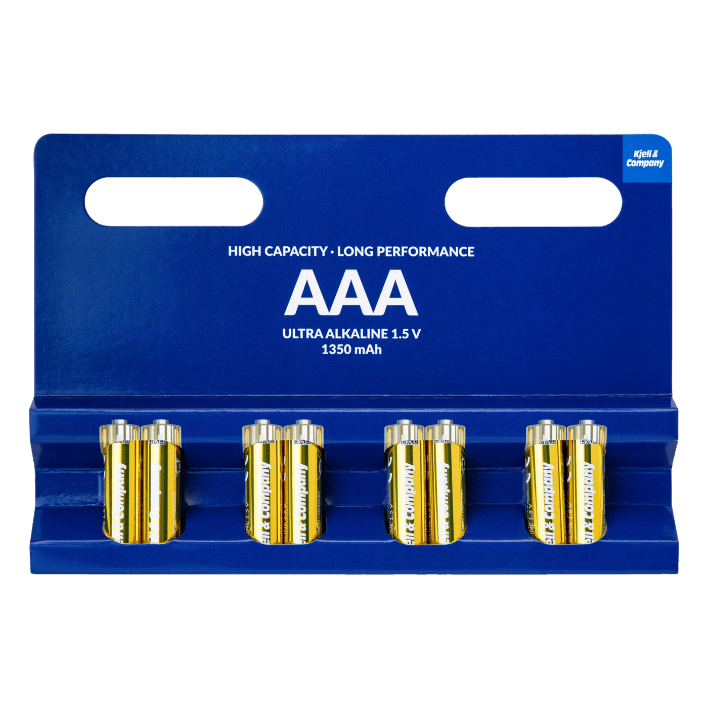 Kjell & Company AAA-batterier Ultra Alkaline LR03 1350 mAh 8-pk.