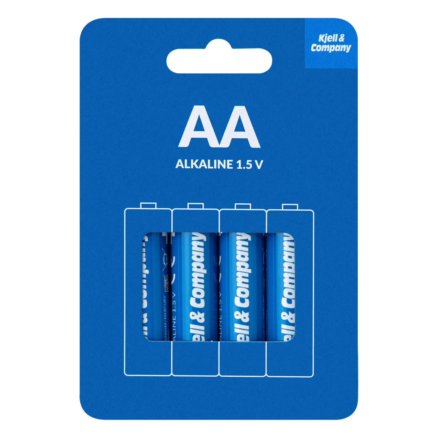 Kjell & Company AA-batterier (LR6) 4-pk.