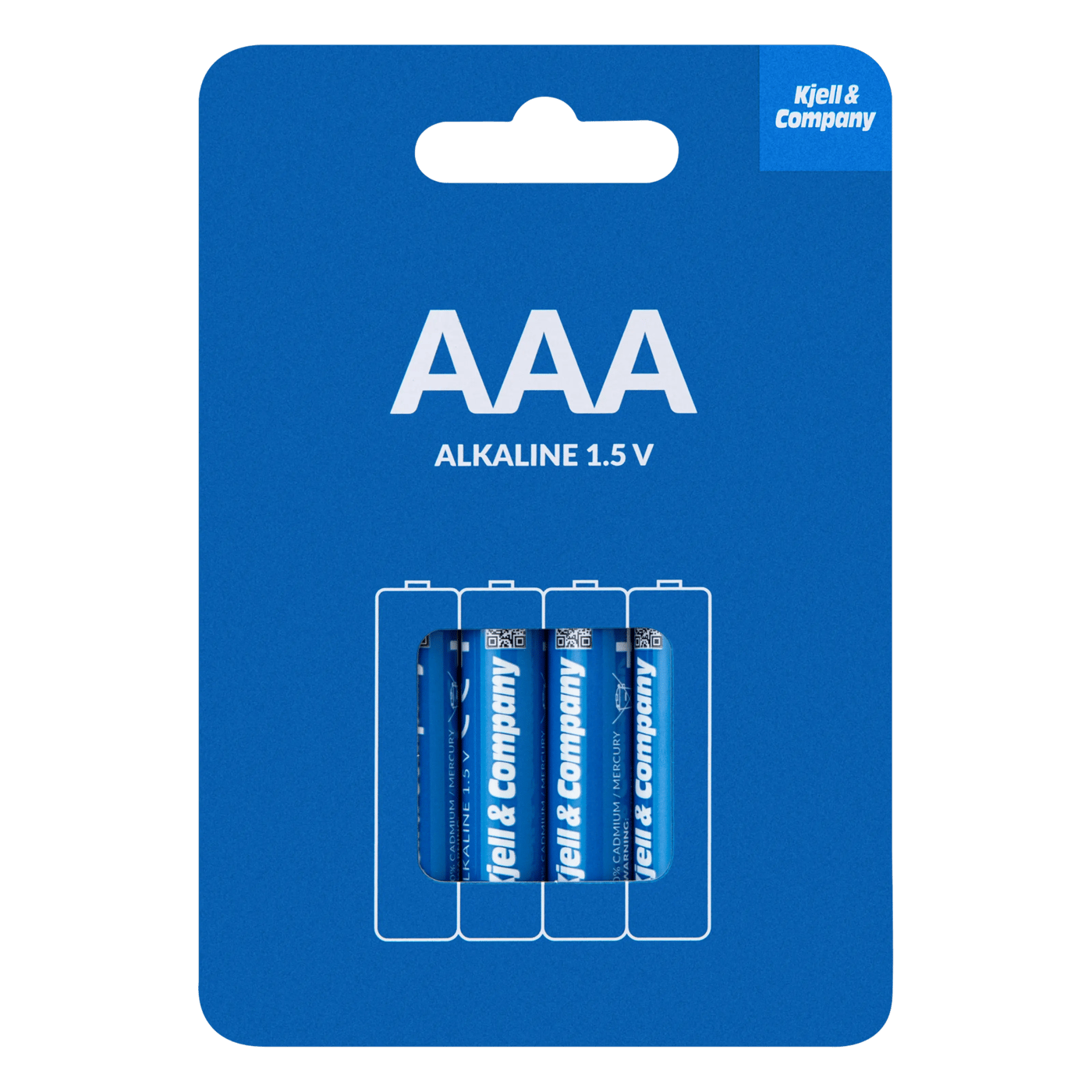 Kjell & Company AAA-batterier (LR03) 4-pakk