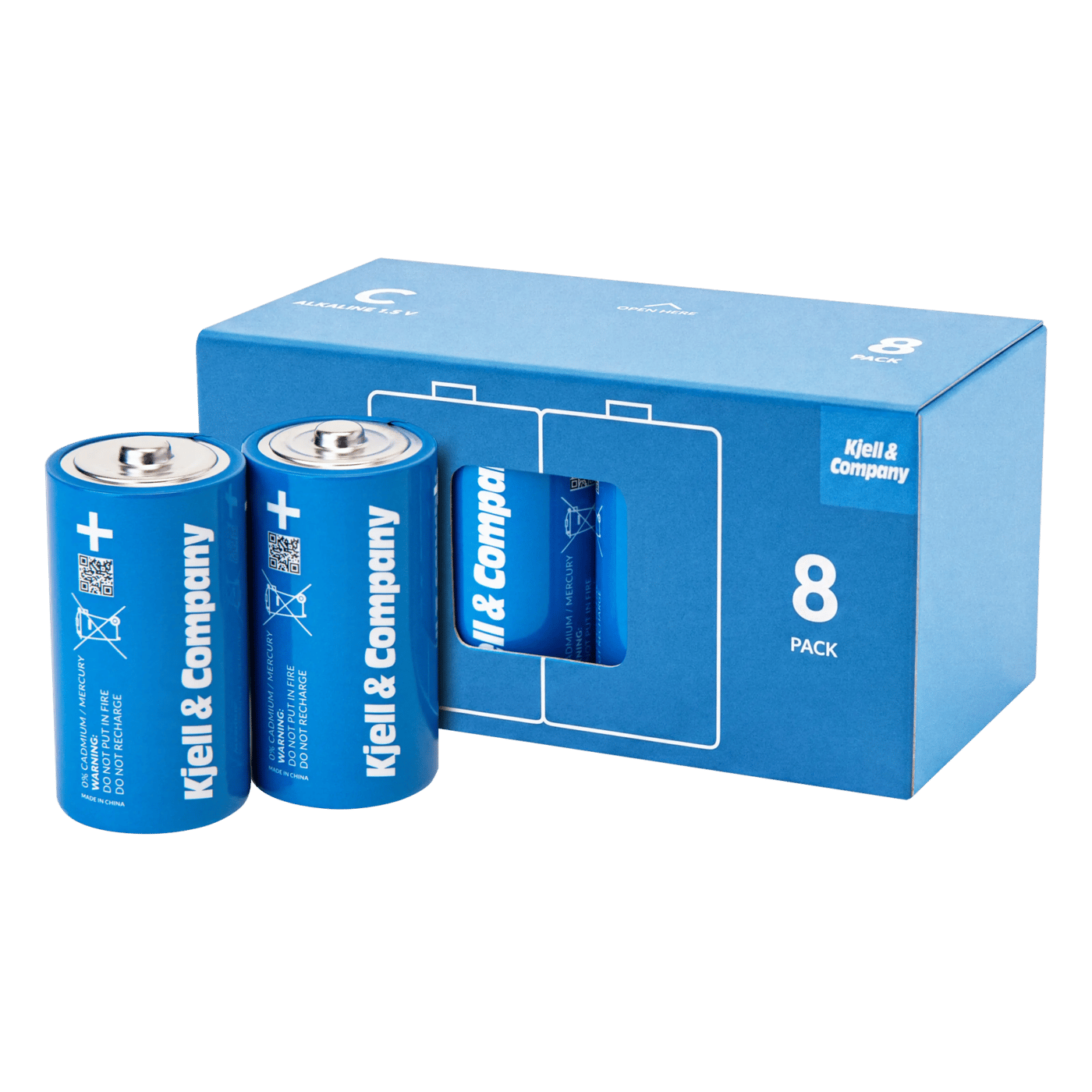 Kjell & Company C-batterier (LR14) 8-pack