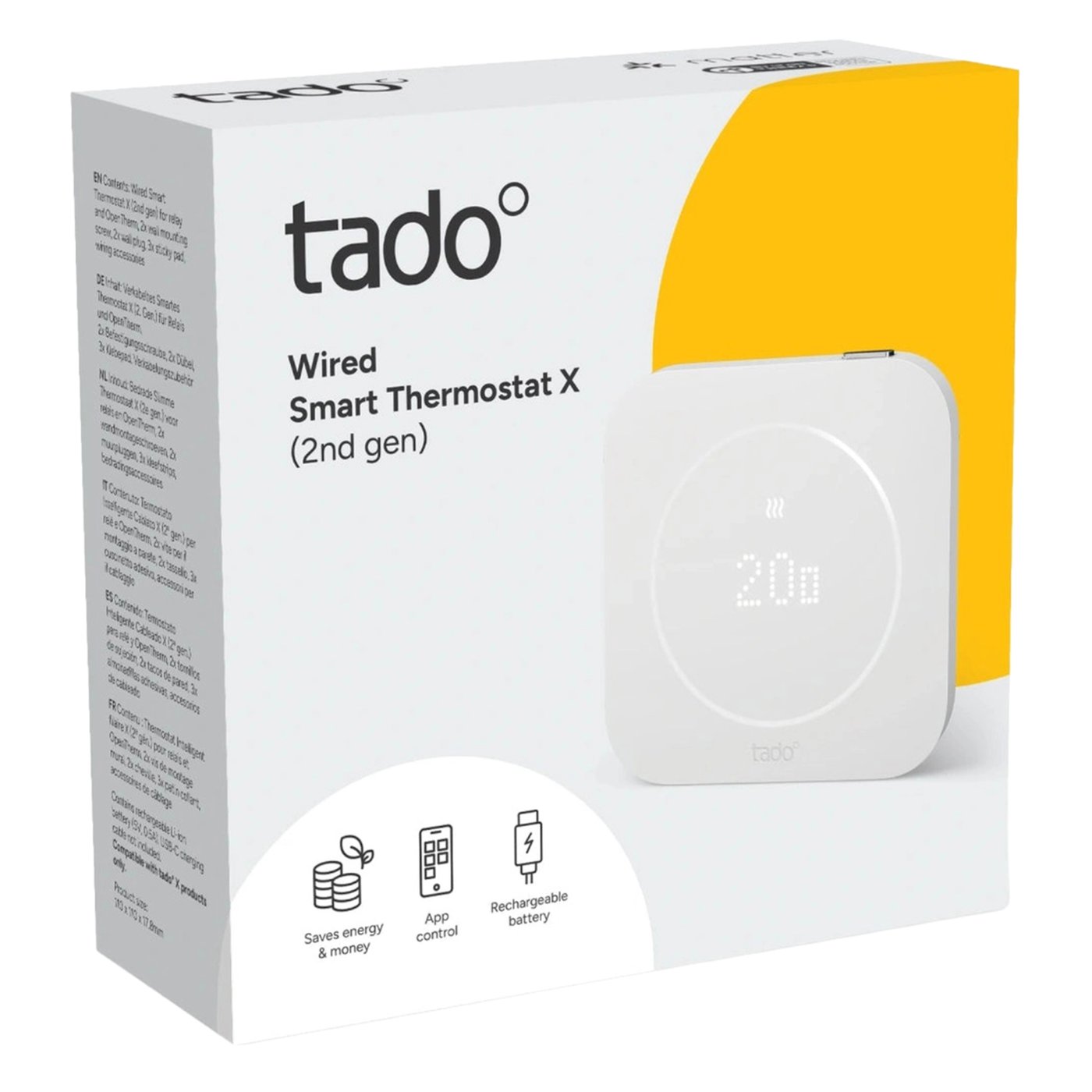 tado Smart Thermostat X 2:a gen Trådbunden
