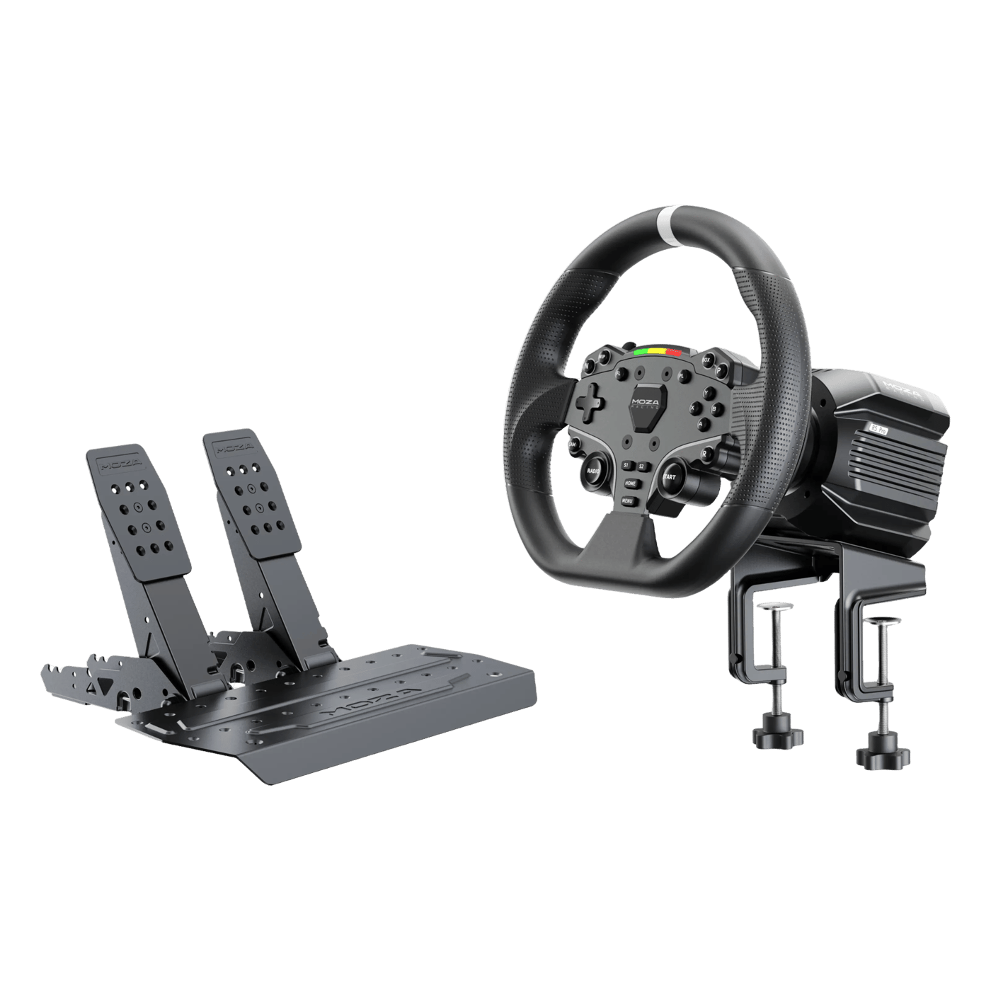 MOZA Racing R5 Pro Racing Simulator Bundle Svart