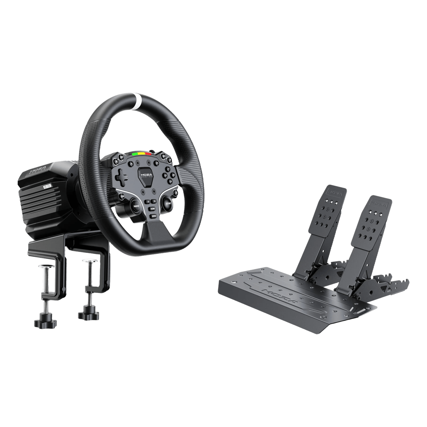 MOZA Racing R5 Pro Racing Simulator Bundle Svart