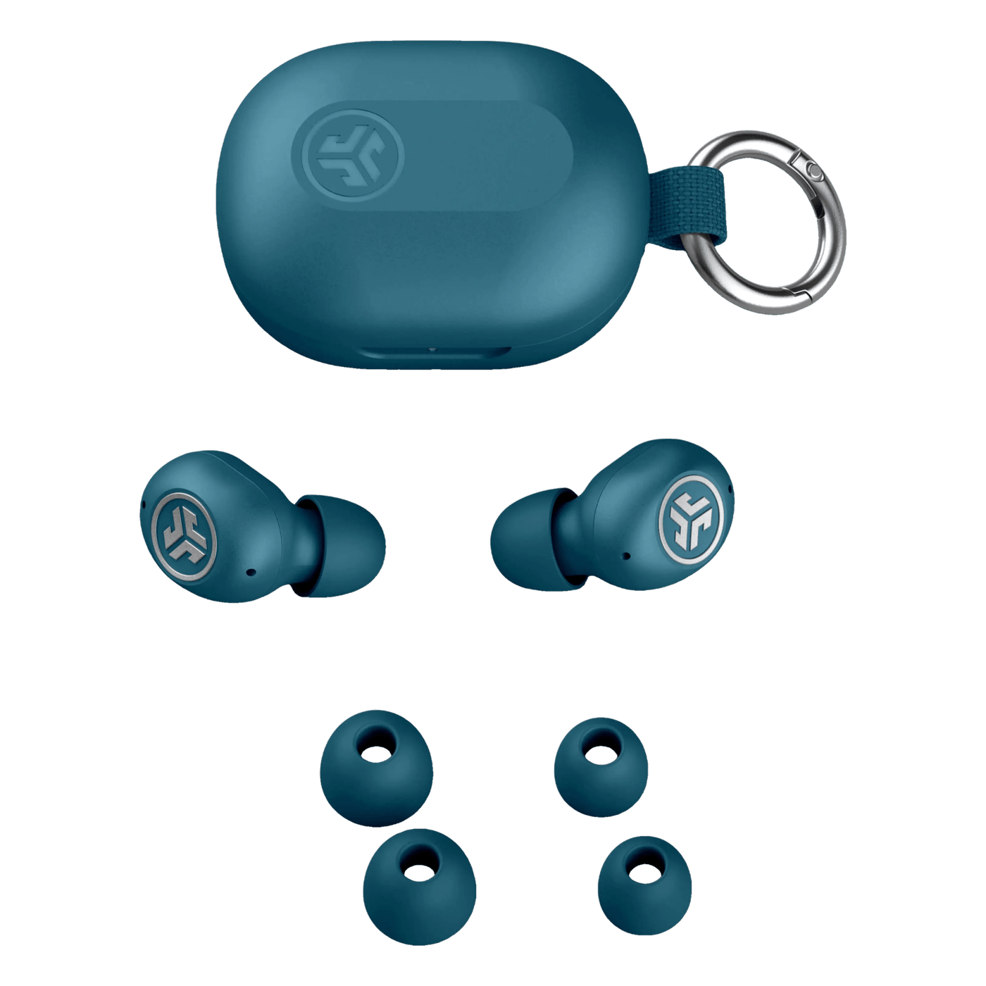 JLab JBuds Mini ANC true wireless-hörlurar Blå
