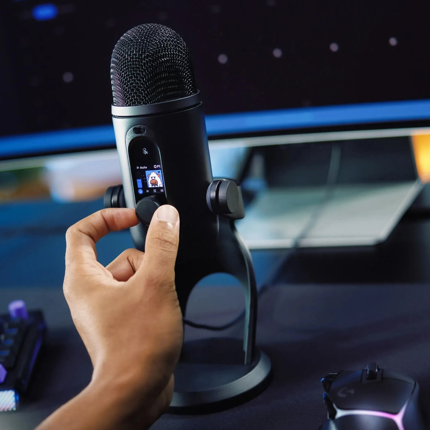 Logitech G Yeti 2 USB-mikrofon Svart