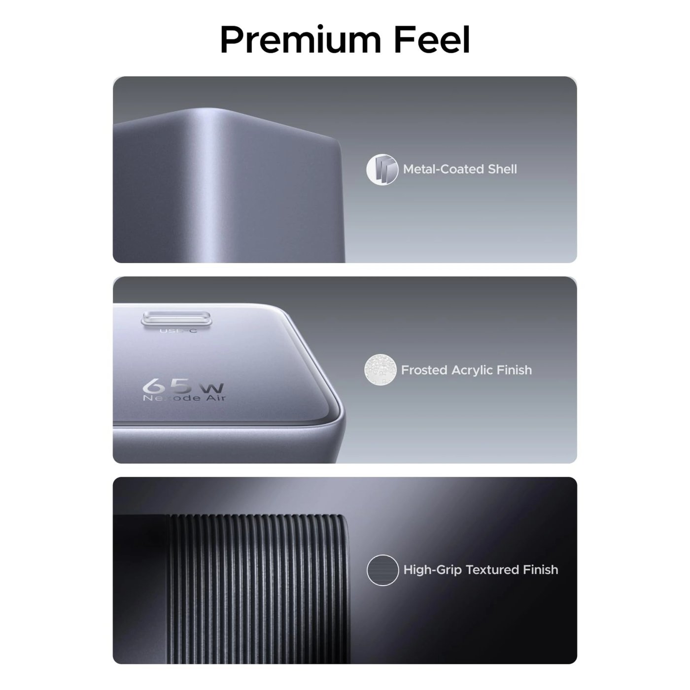 Ugreen Nexode Air USB-C-laddare med GaN 65 W