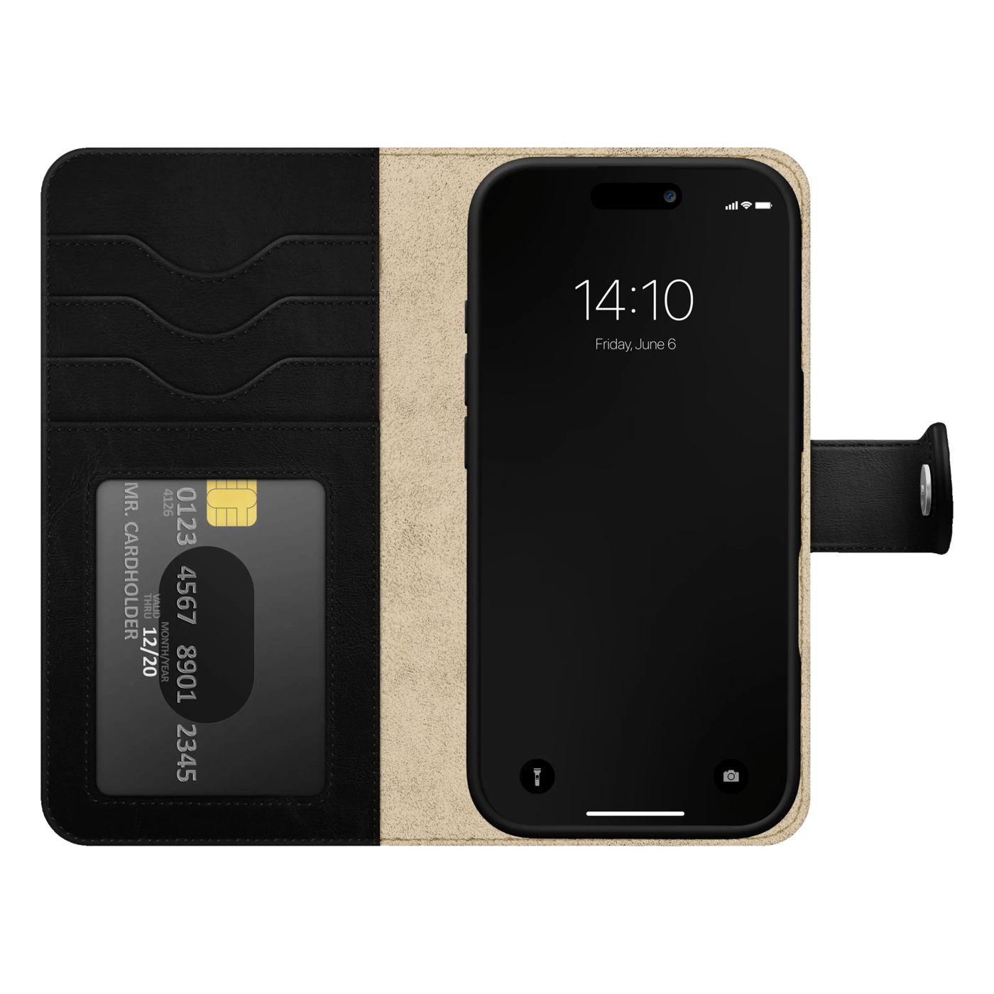 IDEAL OF SWEDEN Magnet Wallet+ MagSafe iPhone 16 Svart
