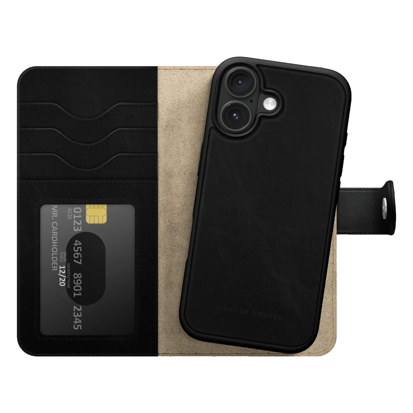 IDEAL OF SWEDEN Magnet Wallet+ MagSafe iPhone 16 Svart