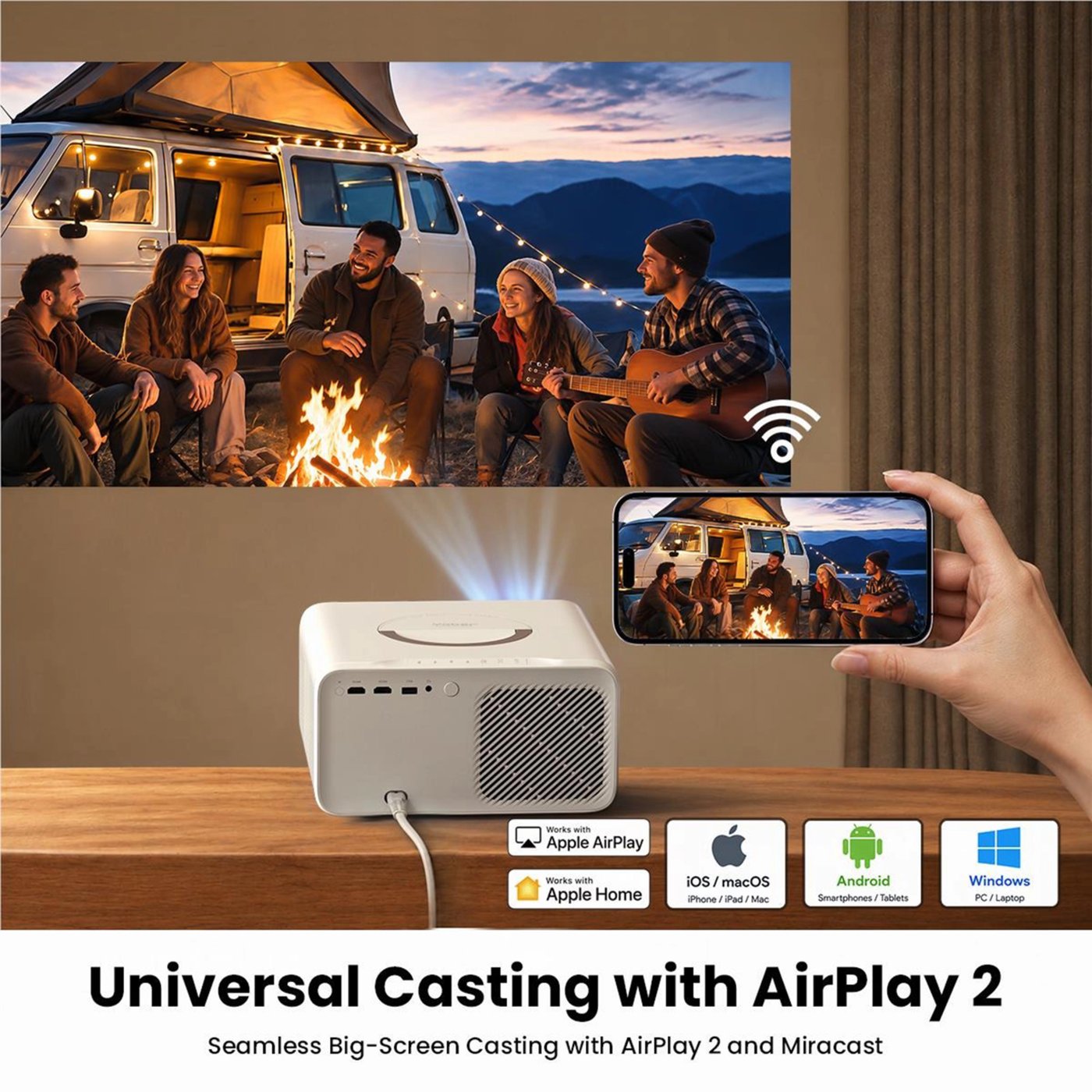 Yaber L3 Full HD-projektor med VIDAA OS