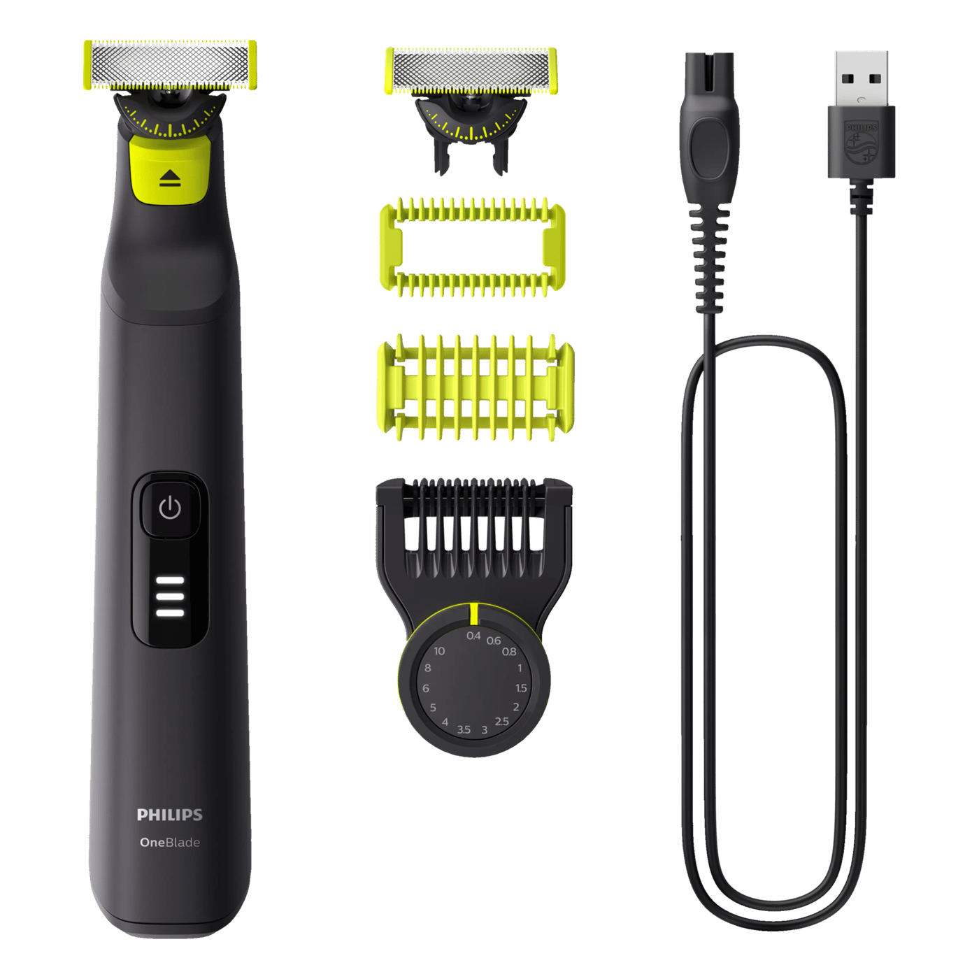 Philips OneBlade Pro 360 skäggtrimmer Ansikte + kropp
