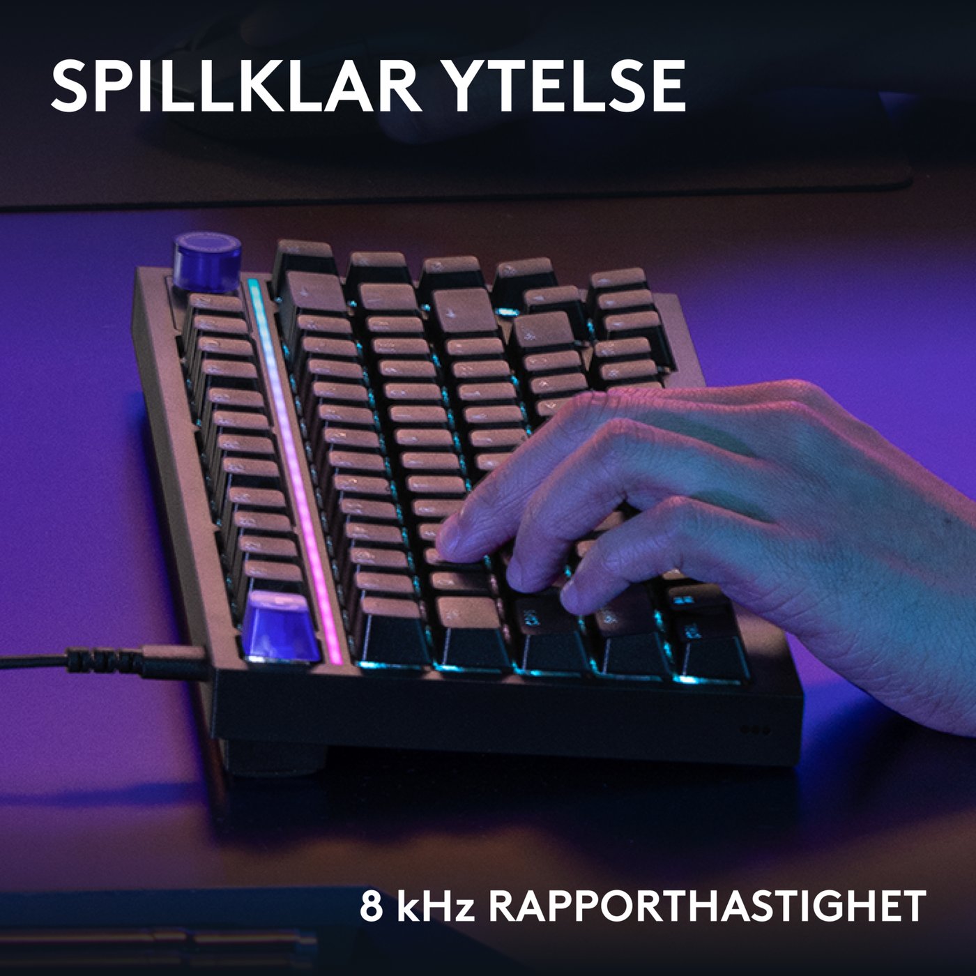 Logitech G G316 X 75 gamingtastatur Svart