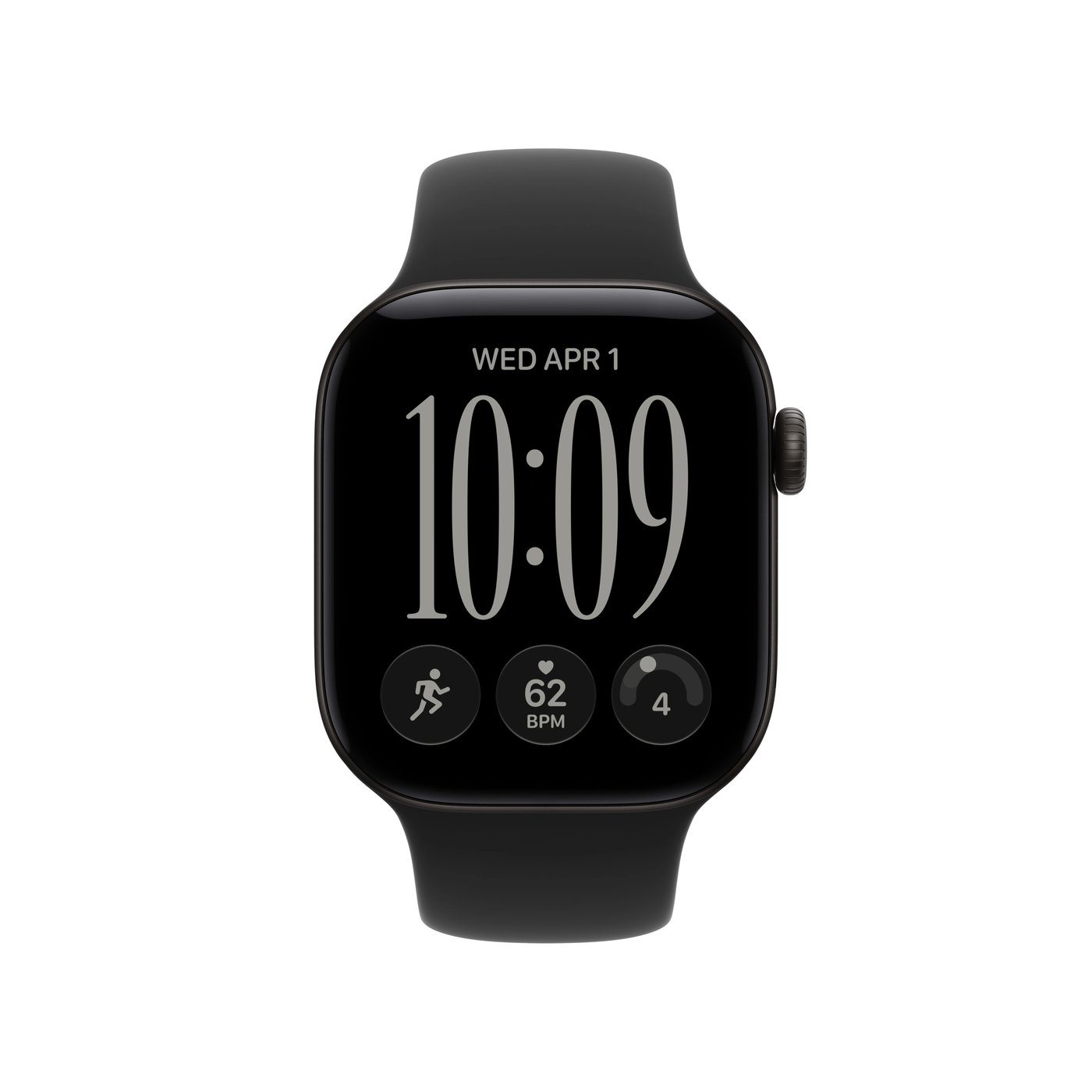 Apple Watch Series 12 GPS 42 mm Svart S/M