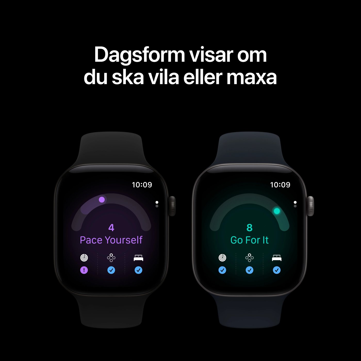 Apple Watch Series 12 GPS 42 mm Svart S/M