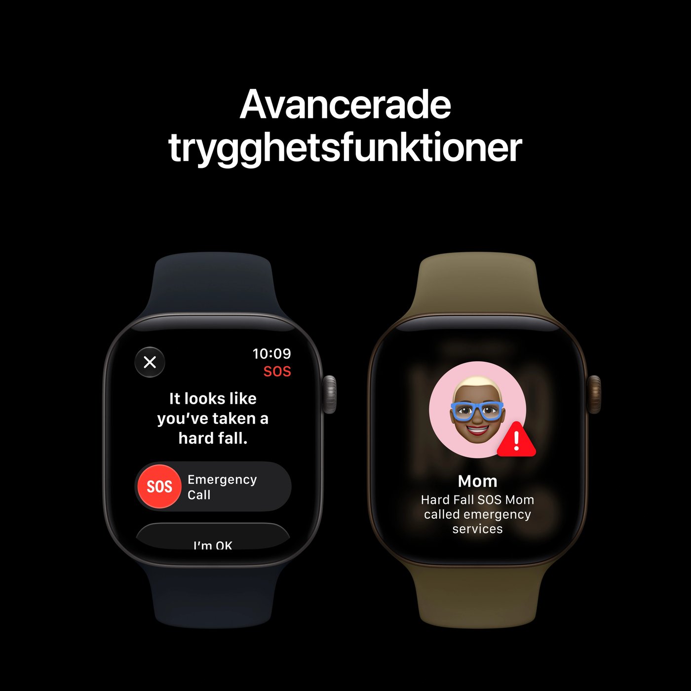 Apple Watch Series 12 GPS 42 mm Svart S/M