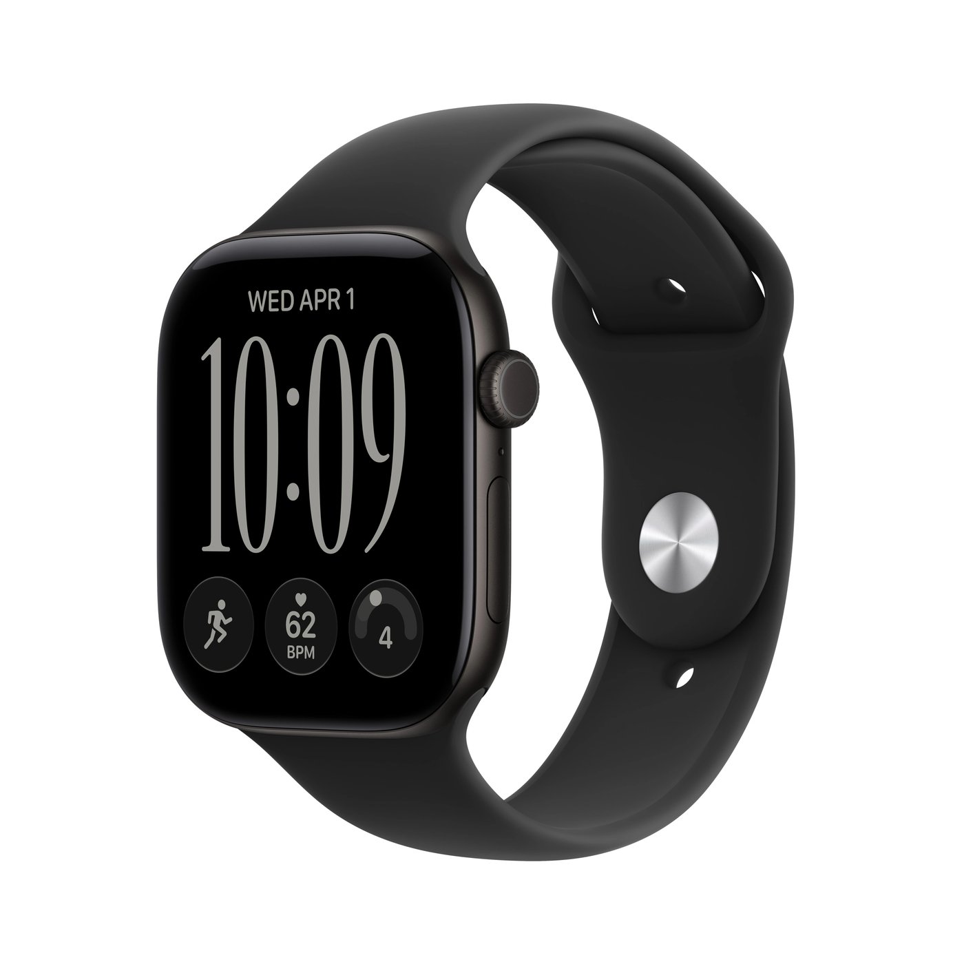 Apple Watch Series 12 GPS 46 mm Svart M/L