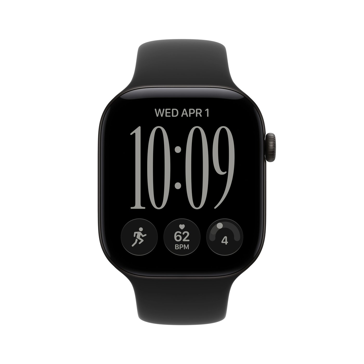 Apple Watch Series 12 GPS 46 mm Svart M/L