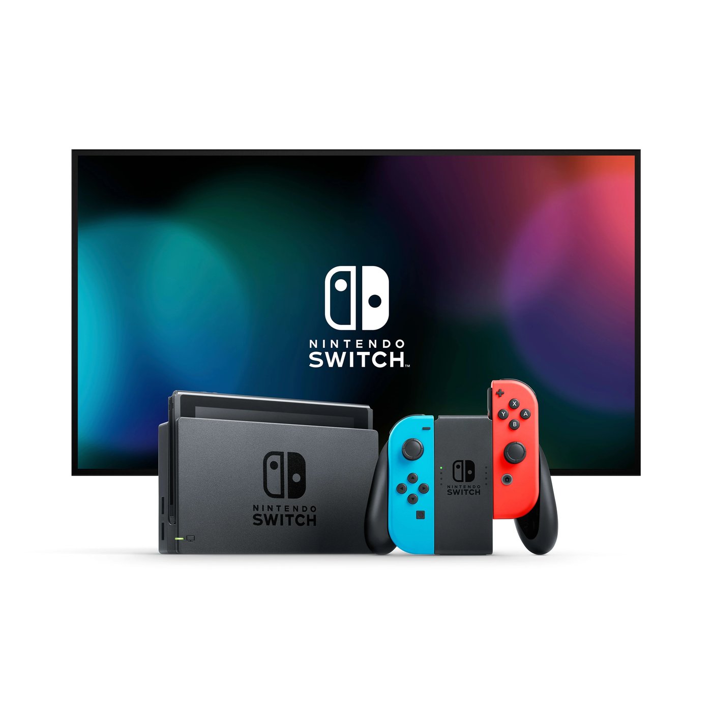 Nintendo Nintendo Switch + Mario Kart 8 Deluxe Neon Blue/Red