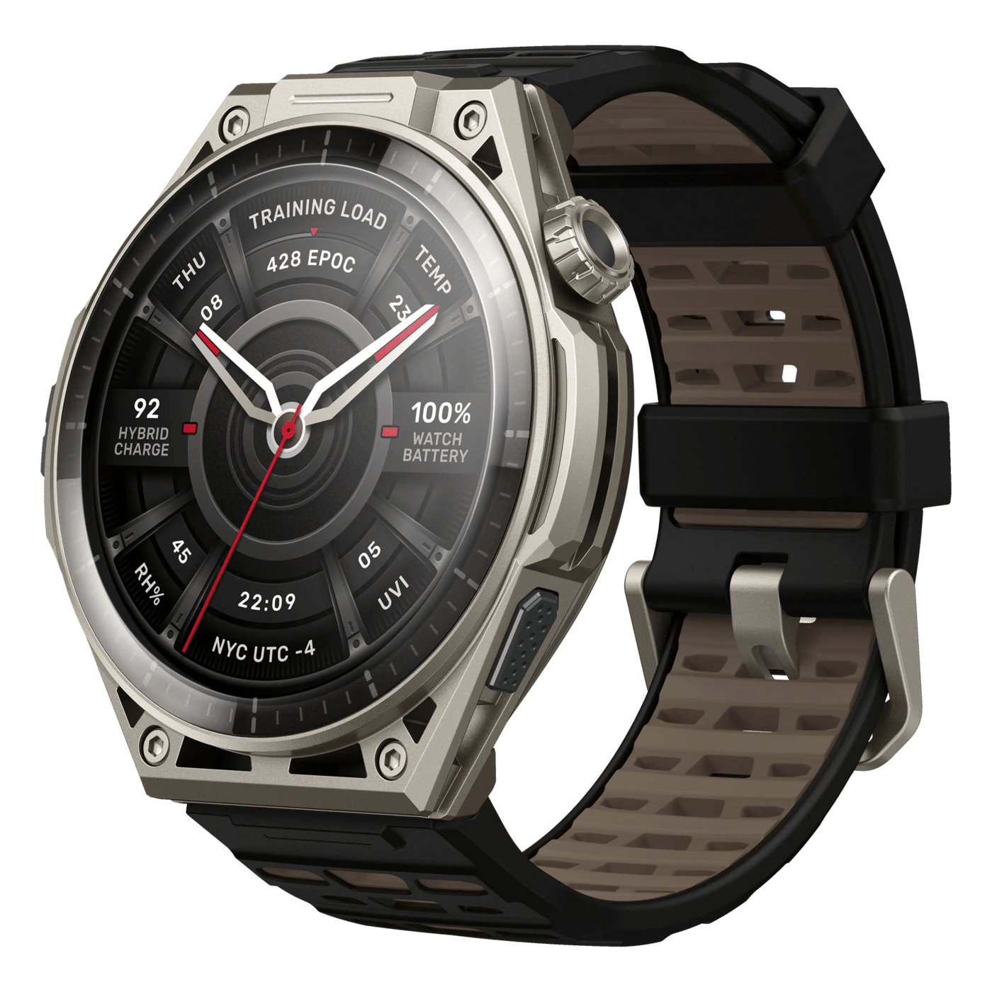 Amazfit Balance Ultra multisportsklokke Titan