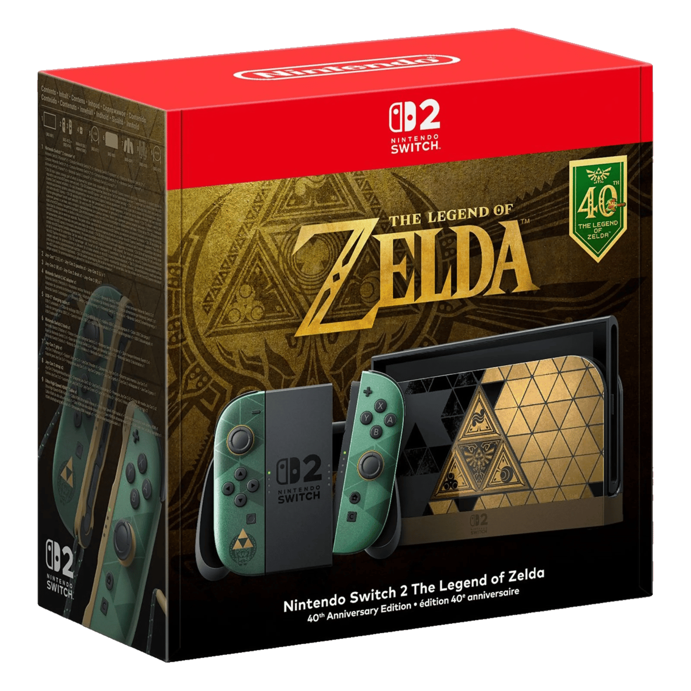 Nintendo Switch 2 The Legend of Zelda 40th Anniversary Edition 256 GB