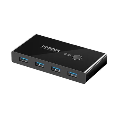 Ugreen USB 3.0-switch med 4 portar för två datorer