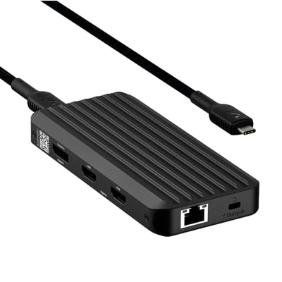 Unisynk 10-portars USB-C-hubb med 140 W pass-through