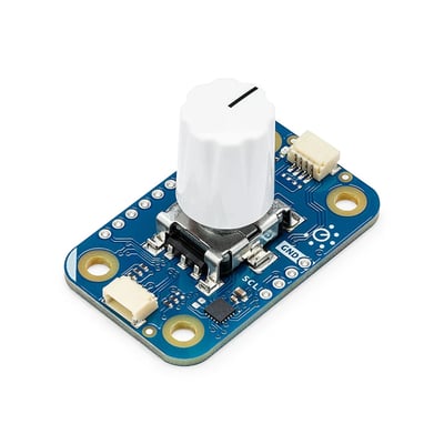 Arduino Modulino Knob – vridgivare med tryckknapp