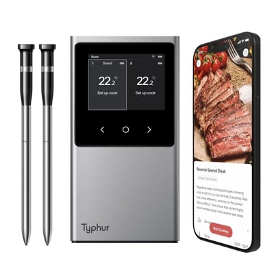 Typhur Sync Dual trådlös grill- och stektermometer med två sonder