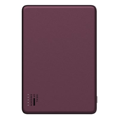 IDEAL OF SWEDEN Slim Powerbank MagSafe 5000 mAh Cherry Lacquer