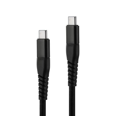 Linocell Premium Kevlar USB-C 3.2-kabel Svart