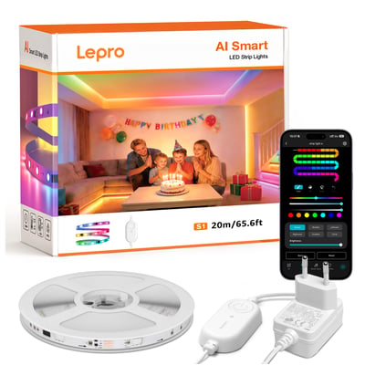 Lepro S1 AI Smart LED-list med RGBIC 20 m