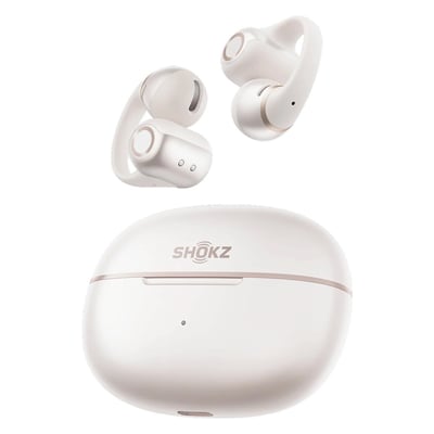 Shokz OpenDots 2 open-ear clip-on-hörlurar Vit