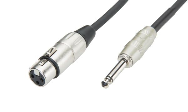 Luxorparts Mikrofonkabel XLR till 6,3 mm 10 m