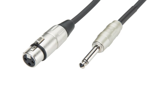 Luxorparts Mikrofonkabel XLR till 6,3 mm 10 m
